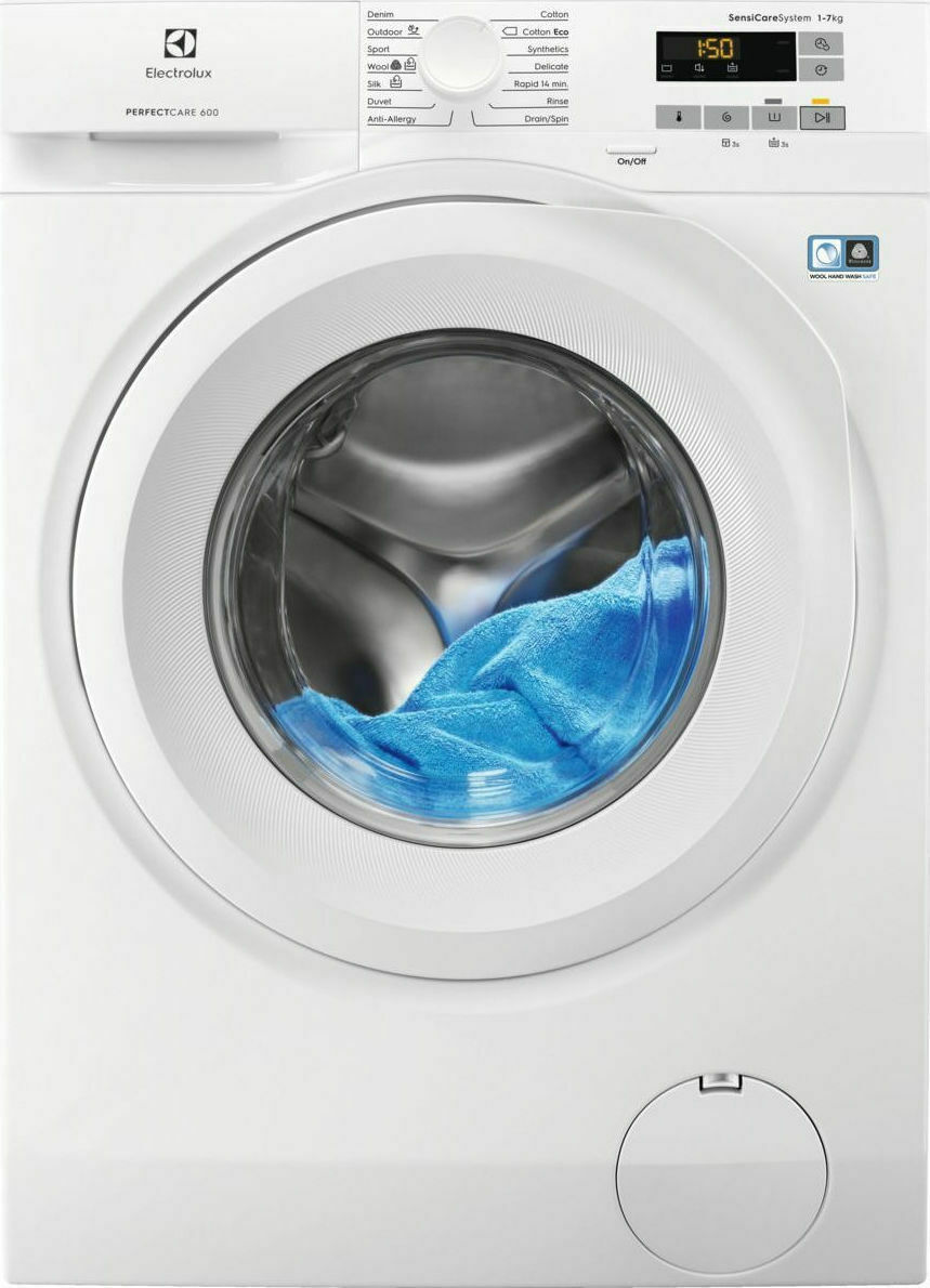 Electrolux Πλυντήριο Ρούχων 6kg 1200 Στροφών EW6S526W