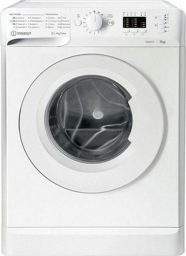 Indesit Πλυντήριο Ρούχων 7kg 1200 Στροφών MTWA 71252 W EE