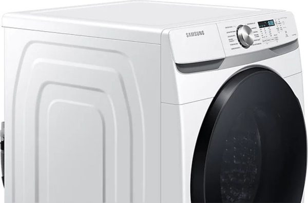 Samsung Πλυντήριο Ρούχων 18kg με Ατμό 1100 Στροφών WF18T8000GW/LV