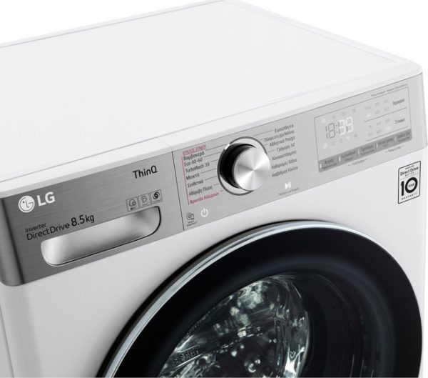 LG Πλυντήριο Ρούχων 8.5kg με Ατμό 1200 Στροφών F2WV9S8P2E