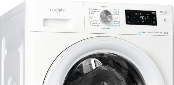 Whirlpool FFD 9458 BCV EE Πλυντήριο Ρούχων 9kg με Ατμό 1400 Στροφών