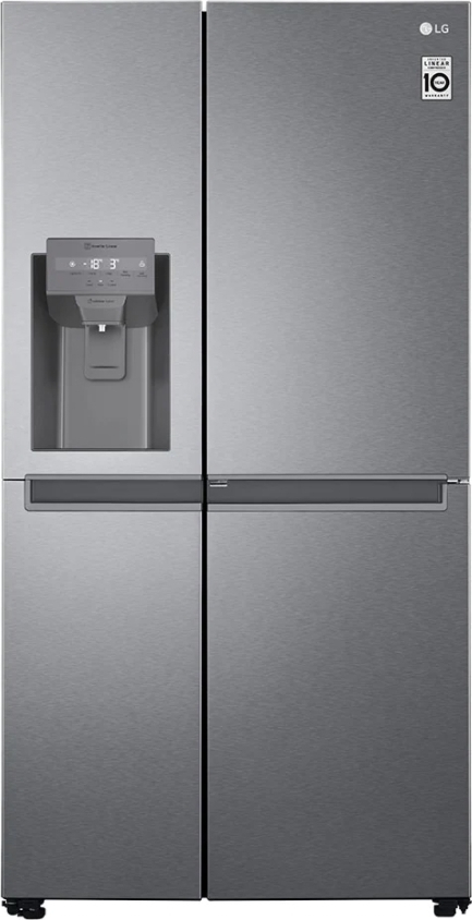 LG GSJV31DSXF Ψυγείο Ντουλάπα 634lt Total NoFrost Υ179xΠ91.3xΒ73.5εκ. Inox