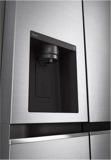 LG GSLV70PZTM Ψυγείο Ντουλάπα 635lt Total NoFrost Υ179xΠ91.3xΒ73.5εκ. Inox