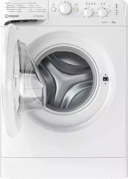 Indesit Πλυντήριο Ρούχων 5kg 1000 Στροφών MTWSC 51051 W PL