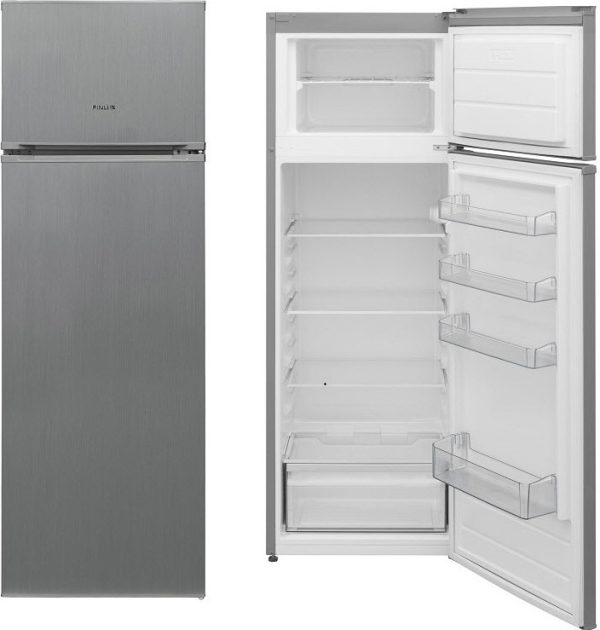 Finlux FXRA 260IX Ψυγείο Δίπορτο 213lt Inox Υ144xΠ54xΒ57εκ.