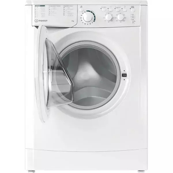 Indesit Πλυντήριο Ρούχων 7kg 1200 Στροφών EWC 71252 W SPT N F161009