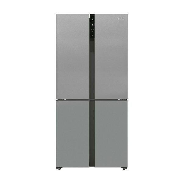 Candy CSC818FX Ψυγείο Ντουλάπα 436lt NoFrost Inox Υ183xΠ83.6xΒ63.6εκ.