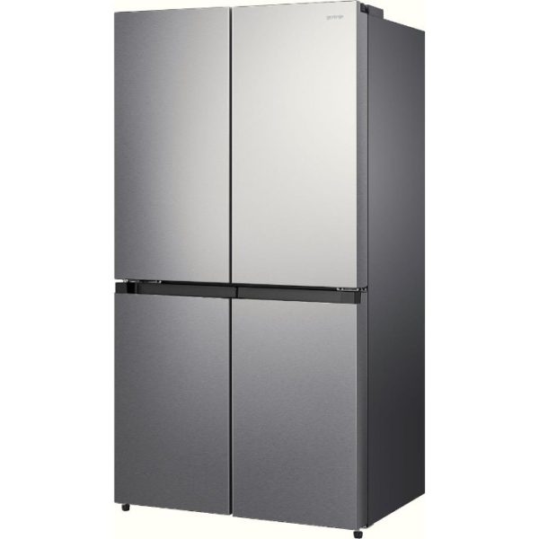 Gorenje NRM918FUX Ψυγείο Ντουλάπα 609lt Total NoFrost Υ178.5xΠ91.2xΒ72.5εκ. Inox