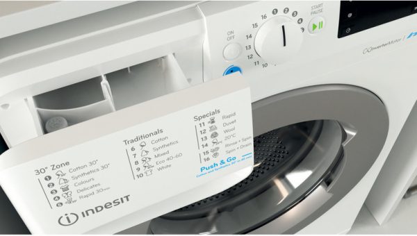 Indesit Πλυντήριο Ρούχων 7kg 1200 Στροφών BWE 71283X WS EE N F162447