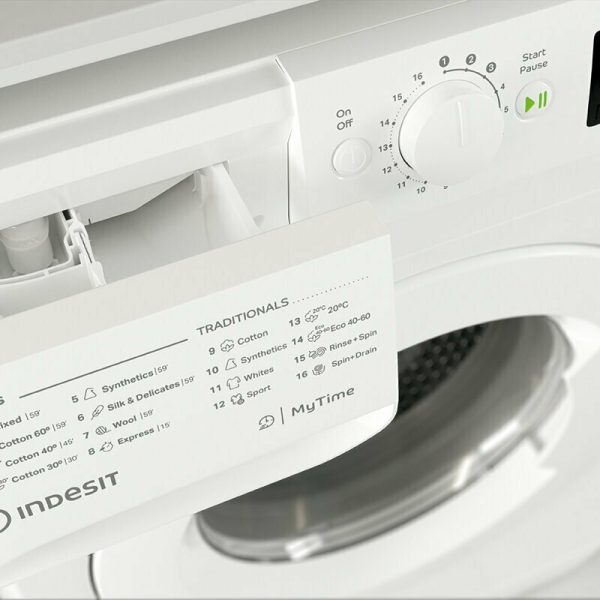 Indesit Πλυντήριο Ρούχων 6kg 1200 Στροφών MTWSE 61252 W EE