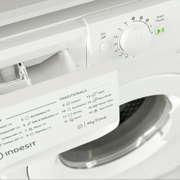 Indesit Πλυντήριο Ρούχων 8kg 1200 Στροφών MTWA 81283 W EE F158856