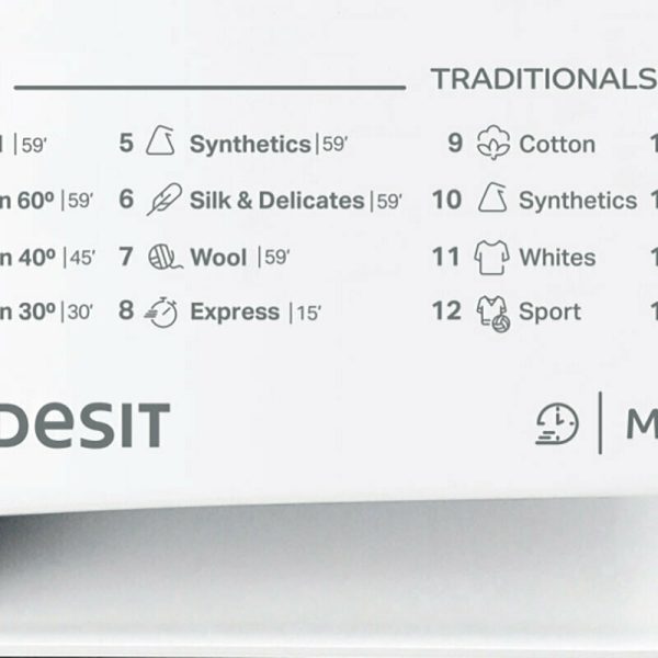 Indesit Πλυντήριο Ρούχων 6kg 1200 Στροφών MTWSE 61252 W EE