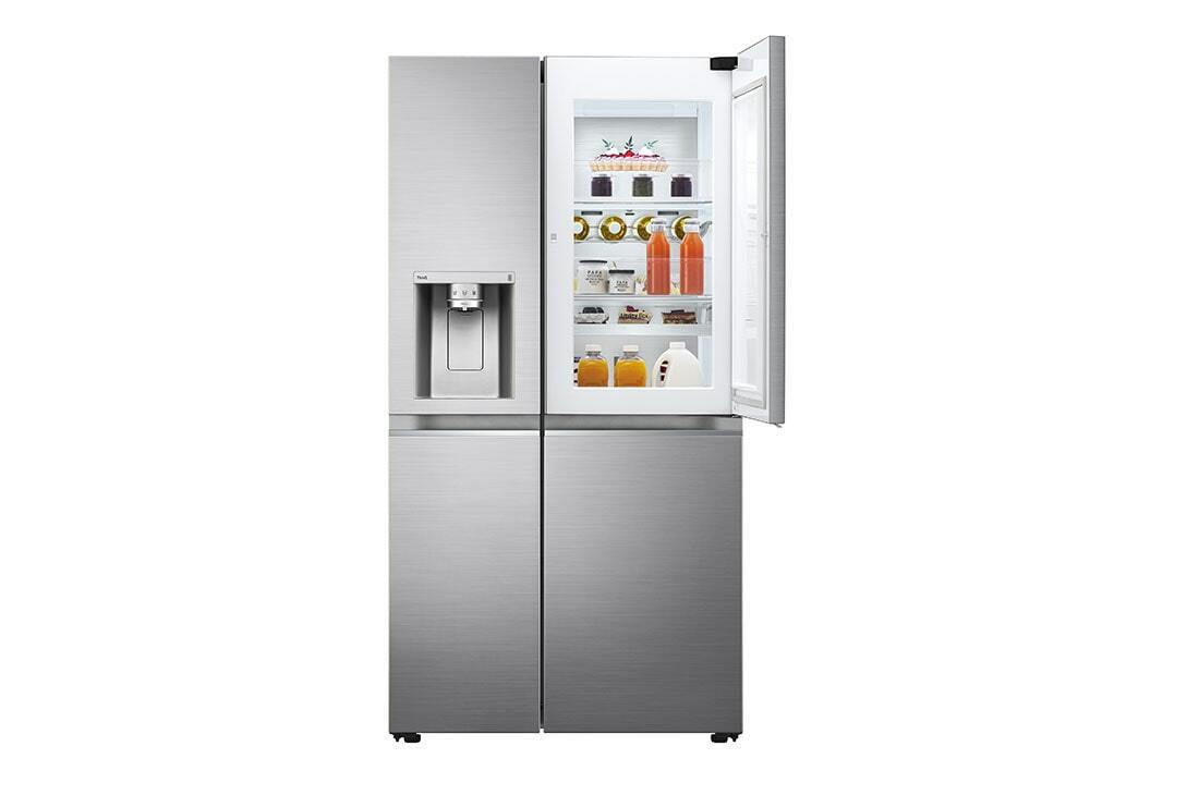 LG GSJV90PZAE Ψυγείο Ντουλάπα 635lt Total NoFrost Υ179xΠ91.3xΒ73.5εκ. Inox