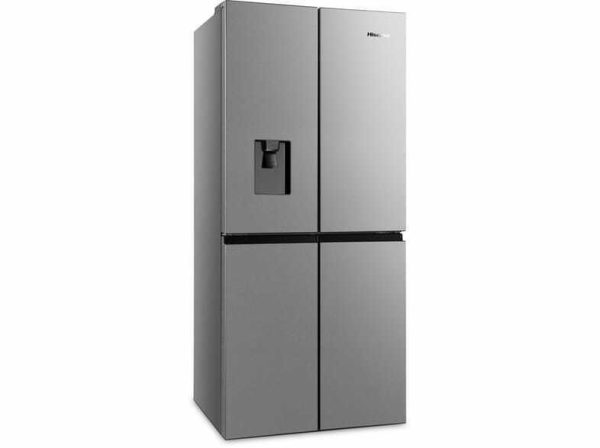 Hisense RQ563N4SWI1 Ψυγείο Ντουλάπα 454lt Total NoFrost Υ181xΠ79.4xΒ70εκ. Inox