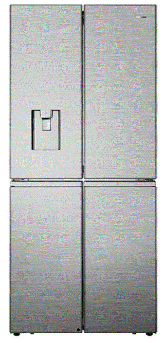 Hisense RQ563N4SWI1 Ψυγείο Ντουλάπα 454lt Total NoFrost Υ181xΠ79.4xΒ70εκ. Inox