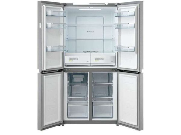 Midea MDRF648FGE02 Ψυγείο Ντουλάπα 492lt Total NoFrost Υ177.5xΠ83.3xΒ74εκ. Inox