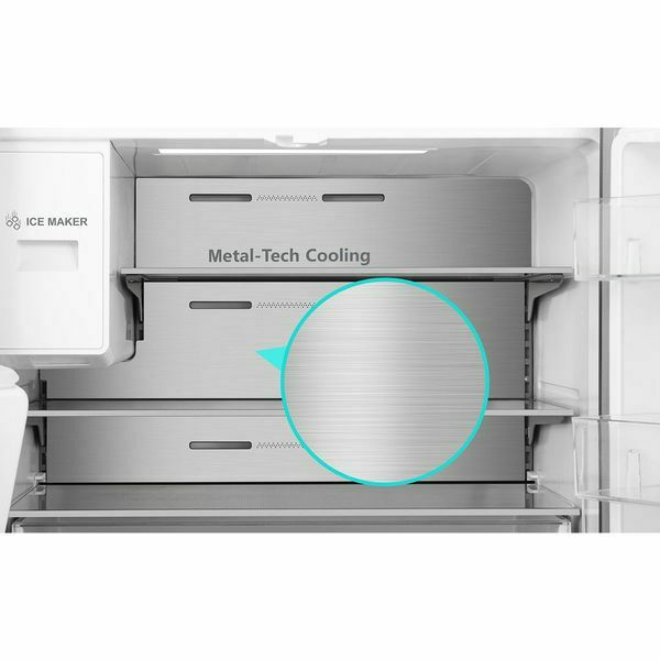 Hisense RQ760N4AFF Ψυγείο Ντουλάπα 585lt Total NoFrost Υ178.5xΠ91.2xΒ72.5εκ. Inox