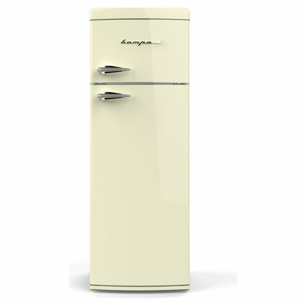 Bompani BODP606/C Retro Ψυγείο Δίπορτο 312lt Υ175.4xΠ60.5xΒ64εκ. Μπεζ