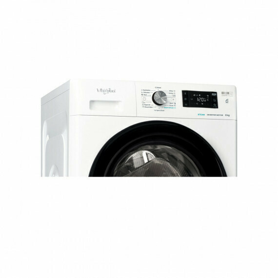 Whirlpool Πλυντήριο Ρούχων 8kg με Ατμό 1400 Στροφών FFB 8458 BV EE