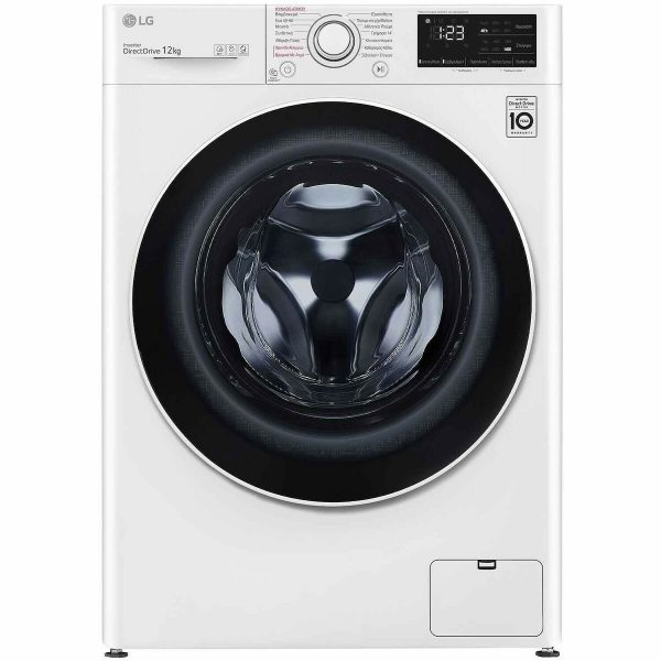 LG Πλυντήριο Ρούχων Inverter Direct Drive 12kg 1400 Στροφών F4WV312S0E