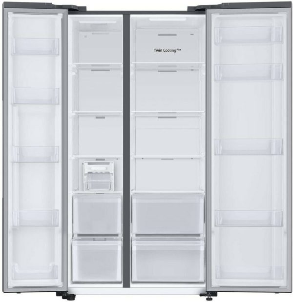 Samsung RS66A8101SL Ψυγείο Ντουλάπα 652lt Total NoFrost Υ178xΠ91.2xΒ71.6εκ. Inox