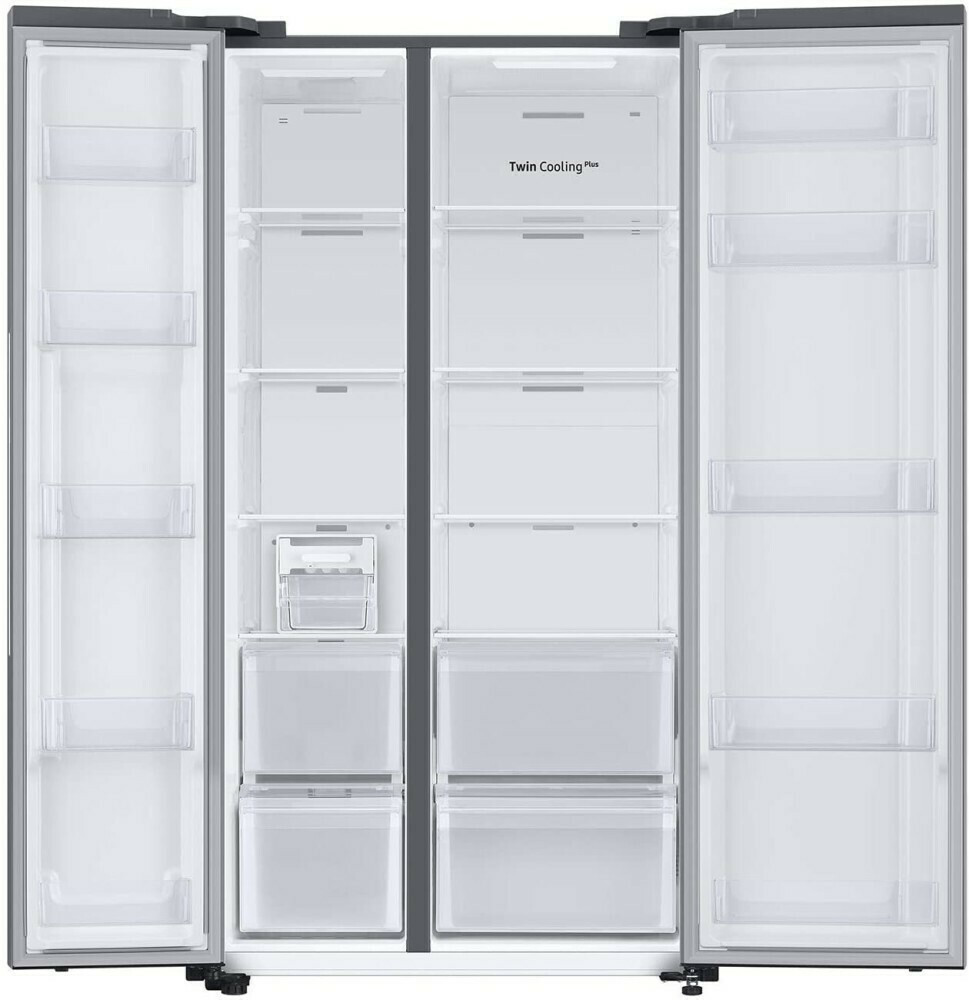 Samsung RS66A8101SL Ψυγείο Ντουλάπα 652lt Total NoFrost Υ178xΠ91.2xΒ71.6εκ. Inox