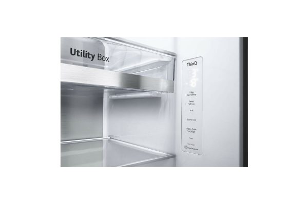 LG GSJV91BSAE Ψυγείο Ντουλάπα 635lt NoFrost Υ179xΠ91.3xΒ73.5εκ. Inox