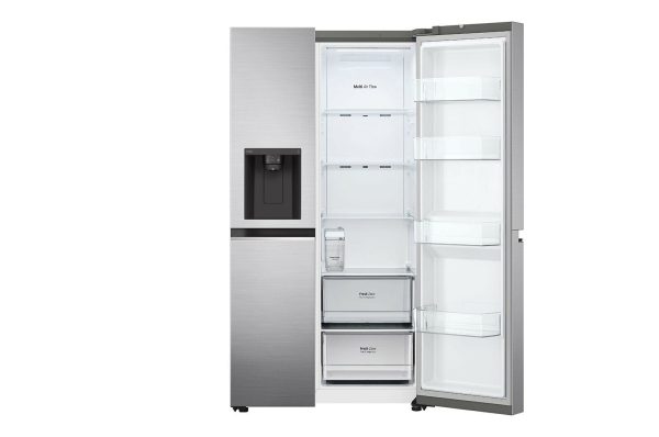 LG GSLV71PZTM Ψυγείο Ντουλάπα 635lt NoFrost Υ179xΠ91.3xΒ73.5εκ. Inox