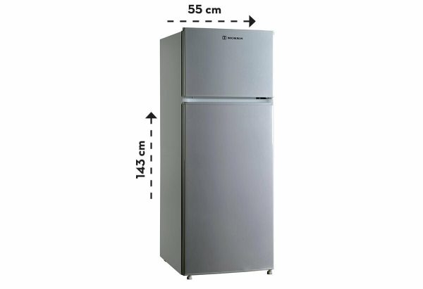 Morris S89211DAP Ψυγείο Δίπορτο 204lt Υ143xΠ55xΒ55εκ. Inox