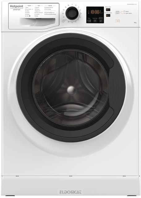 Hotpoint-Ariston Πλυντήριο Ρούχων 8kg με Ατμό 1200 Στροφών NF824WK IT