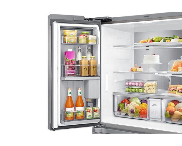 Samsung RF65A967ESR/EO Ψυγείο Ντουλάπα 647lt NoFrost Υ182.5xΠ91.2xΒ72.3εκ. Inox