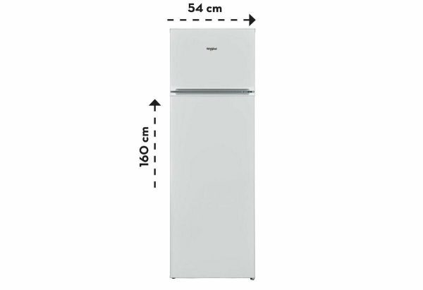 Whirlpool W55TM 6110 W 1 Ψυγείο Δίπορτο 242lt Υ160xΠ54xΒ57εκ. Λευκό