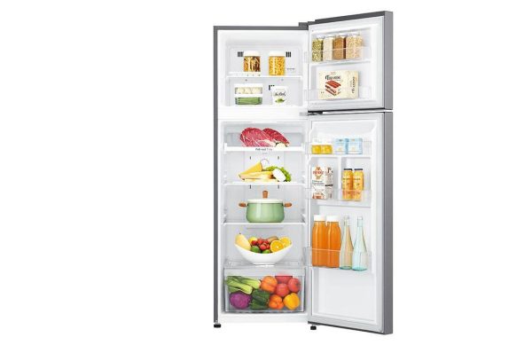 LG GTB362PZCMD Ψυγείο Δίπορτο 254lt Total NoFrost Υ166.5xΠ55.5xΒ62εκ. Inox