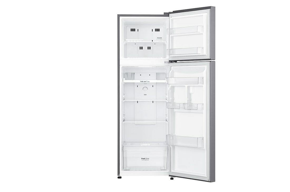 LG GTB362PZCMD Ψυγείο Δίπορτο 254lt Total NoFrost Υ166.5xΠ55.5xΒ62εκ. Inox