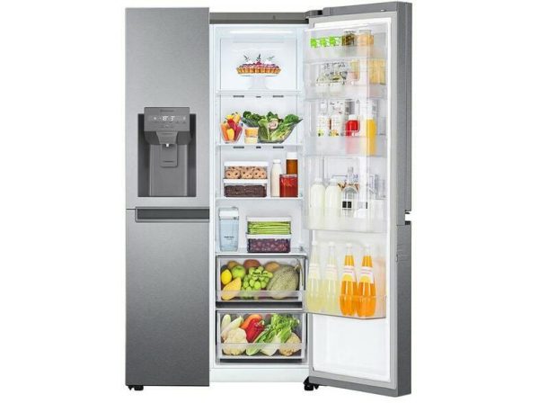 LG GSJV31DSXE Ψυγείο Ντουλάπα 634lt Total NoFrost Υ179xΠ91.3xΒ73.5εκ. Inox