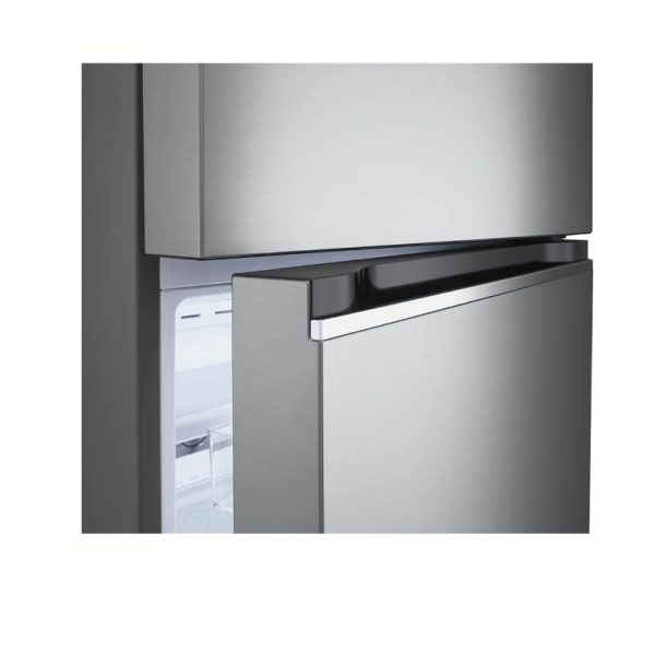 LG GTBV36PZGKD Ψυγείο Δίπορτο 395lt Total NoFrost Υ176xΠ70xΒ68εκ. Inox