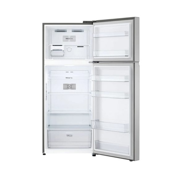 LG GTBV36PZGKD Ψυγείο Δίπορτο 395lt Total NoFrost Υ176xΠ70xΒ68εκ. Inox