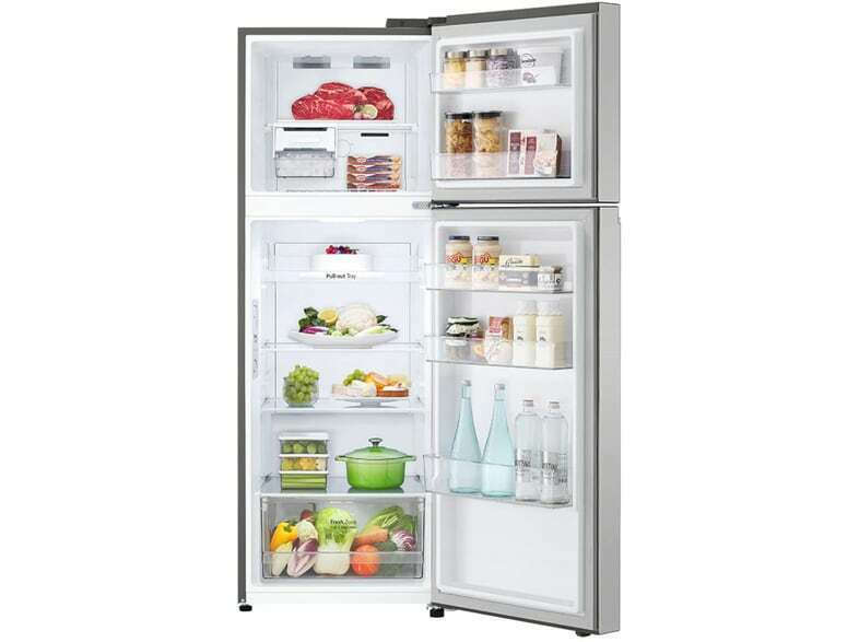 LG GTBV38PZGKD Ψυγείο Δίπορτο 335lt Total NoFrost Υ172xΠ60xΒ71εκ. Inox