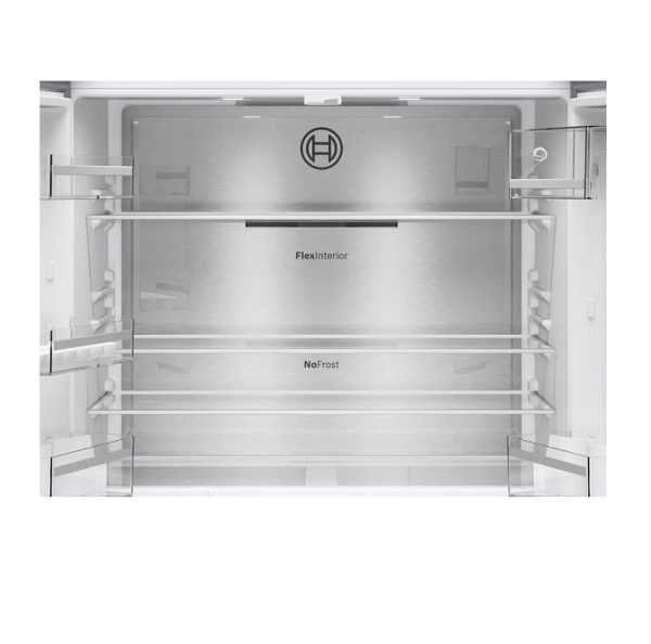 Bosch KFN96AXEA Ψυγείο Ντουλάπα 605lt Total NoFrost Υ183xΠ91xΒ73.1εκ. Inox