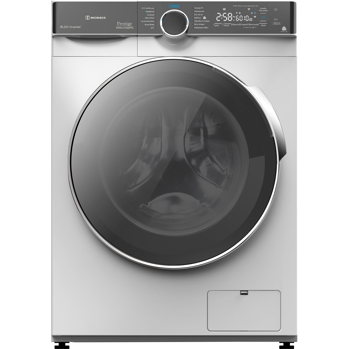 Morris Πλυντήριο Ρούχων 12kg με Ατμό 1400 Στροφών WIW-21530PG