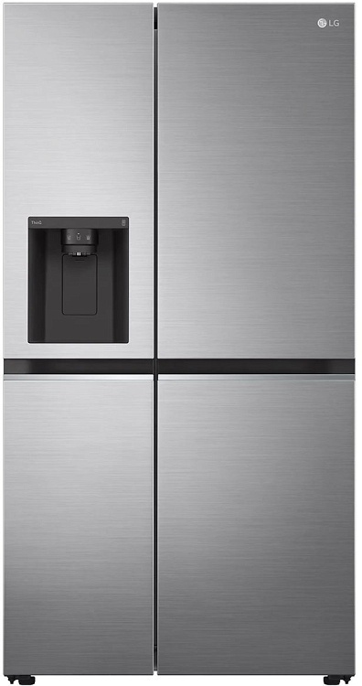 LG GSLV70PZTE Ψυγείο Ντουλάπα 635lt Total NoFrost Υ179xΠ91.3xΒ73.5εκ. Inox