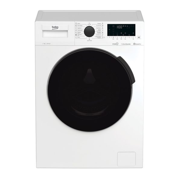 Beko Πλυντήριο Ρούχων 7kg με Ατμό 1200 Στροφών WUE7626XBWS 7000 640 062