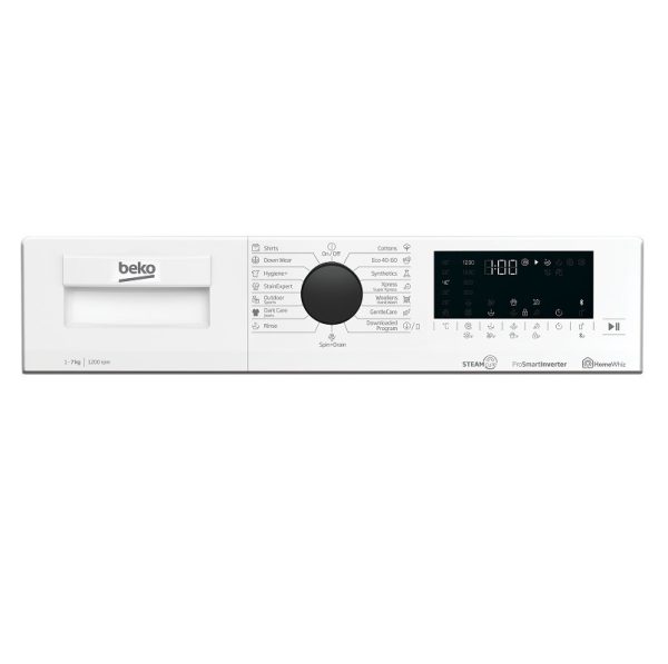 Beko Πλυντήριο Ρούχων 7kg με Ατμό 1200 Στροφών WUE7626XBWS 7000 640 062