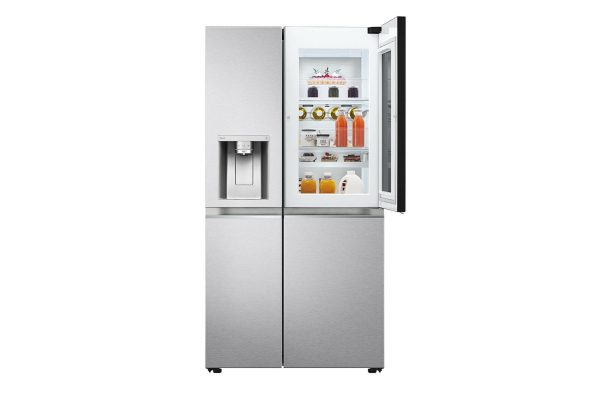 LG GSXV90MBAE Ψυγείο Ντουλάπα 635lt NoFrost Υ179xΠ91.3xΒ73.5εκ. Inox