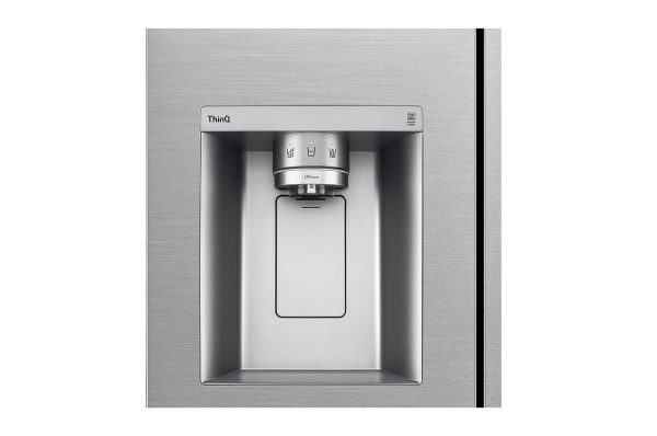 LG GSLV90PZAD Ψυγείο Ντουλάπα 635lt Total NoFrost Υ179xΠ91.3xΒ73.5εκ. Inox