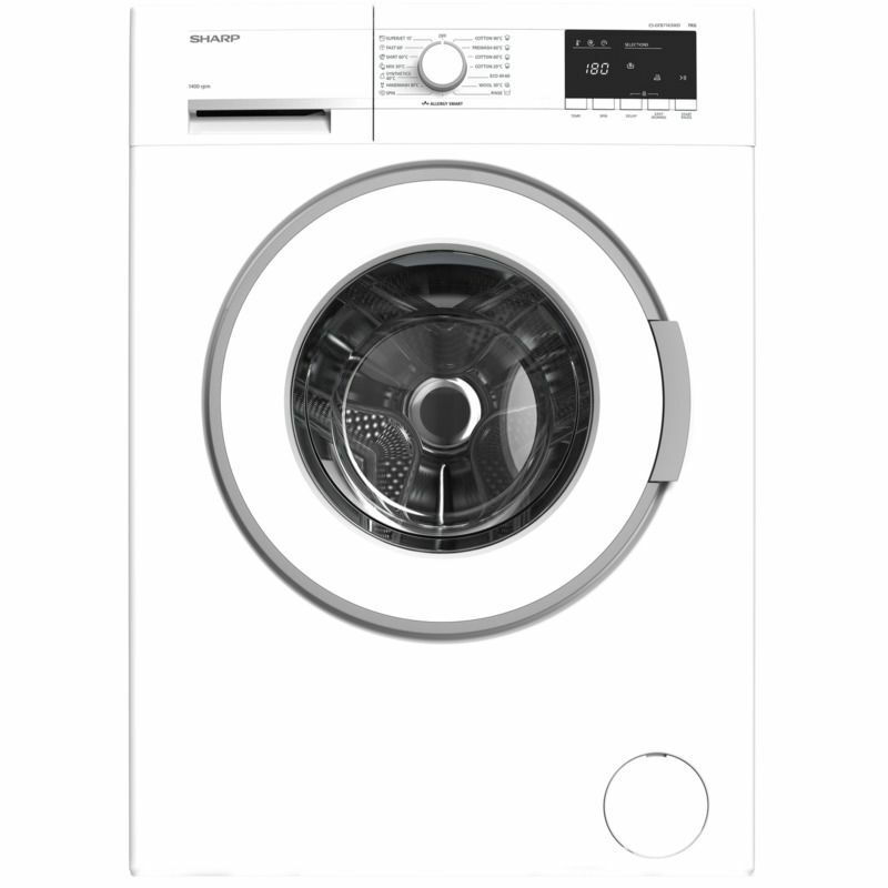 Sharp Πλυντήριο Ρούχων 7kg 1400 Στροφών ES-HFB8143WD