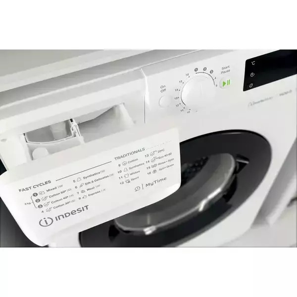 Indesit Πλυντήριο Ρούχων 8kg 1400 Στροφών MTWE 81484 WK EE F164568