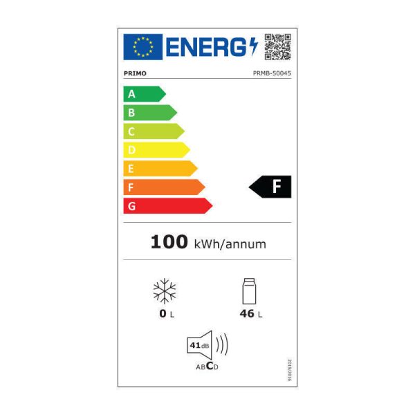 Primo PRMB-50045 Mini Bar 46lt Υ47.5xΠ45xΒ48.5εκ. Γκρι