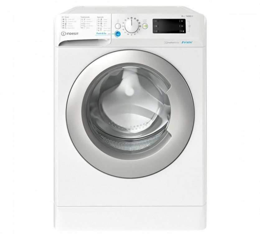 Indesit Πλυντήριο Ρούχων 8kg 1400 Στροφών BWE 81484X WS EE N F162155