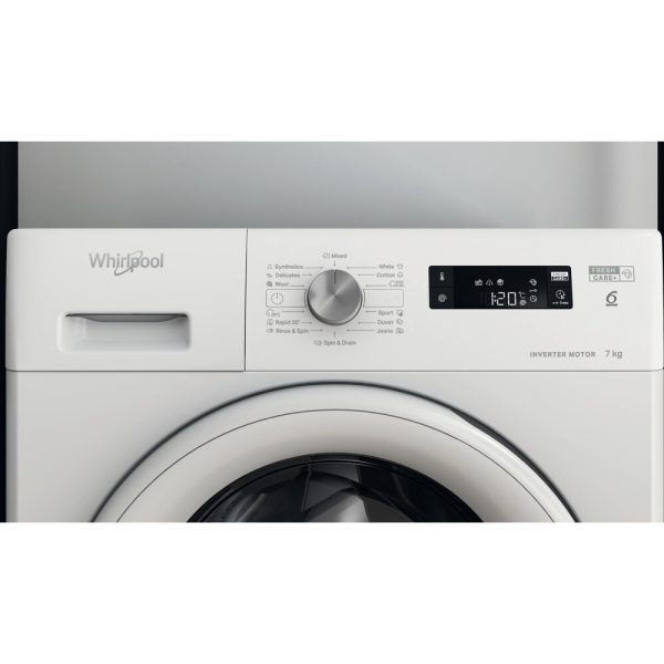 Whirlpool Πλυντήριο Ρούχων 7kg 1400 Στροφών FFS 7458 W EE